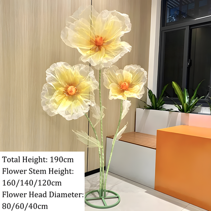 180 cm Poppy Flower Stand