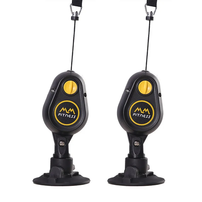 Fitness Resistance Drag Down Rope Trainer med sugkraft