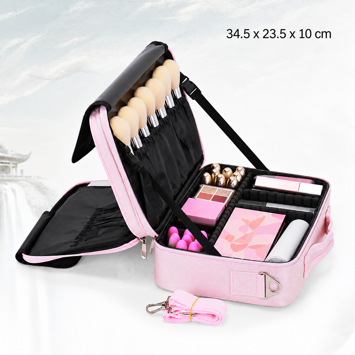 Divided Makeup Travel Case
