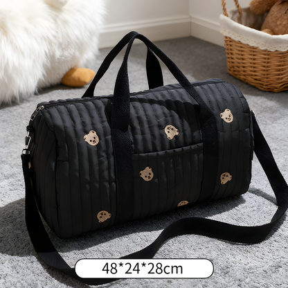 Large Cotton Travel and Diaper Bag