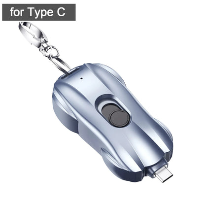 Nyckelringsbärbar nödtelefonladdare Powerbank