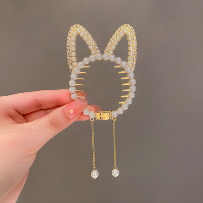 Decorative Hinged Ponytail Hair Clips