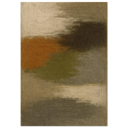 Abstract Earth Tones Textured Art Print – Organic Modern Wall Decor Poster in 29 Sizes