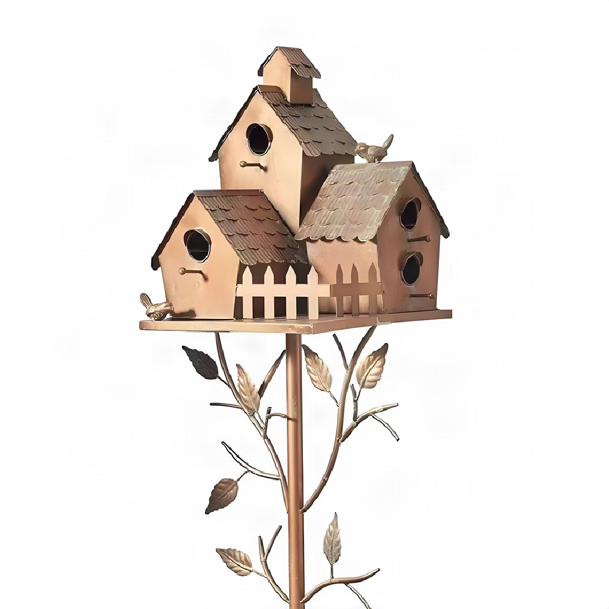 Metal Garden Birdhouse