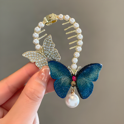 Decorative Hinged Ponytail Hair Clips