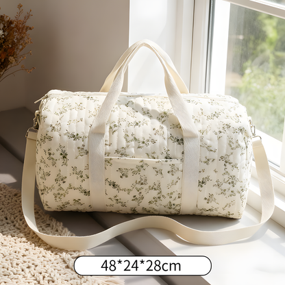 Large Cotton Travel and Diaper Bag