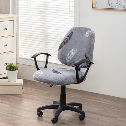 Two-Piece Stretch Office Chair Cover