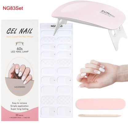 Gelnagelfolie med UV-lampa