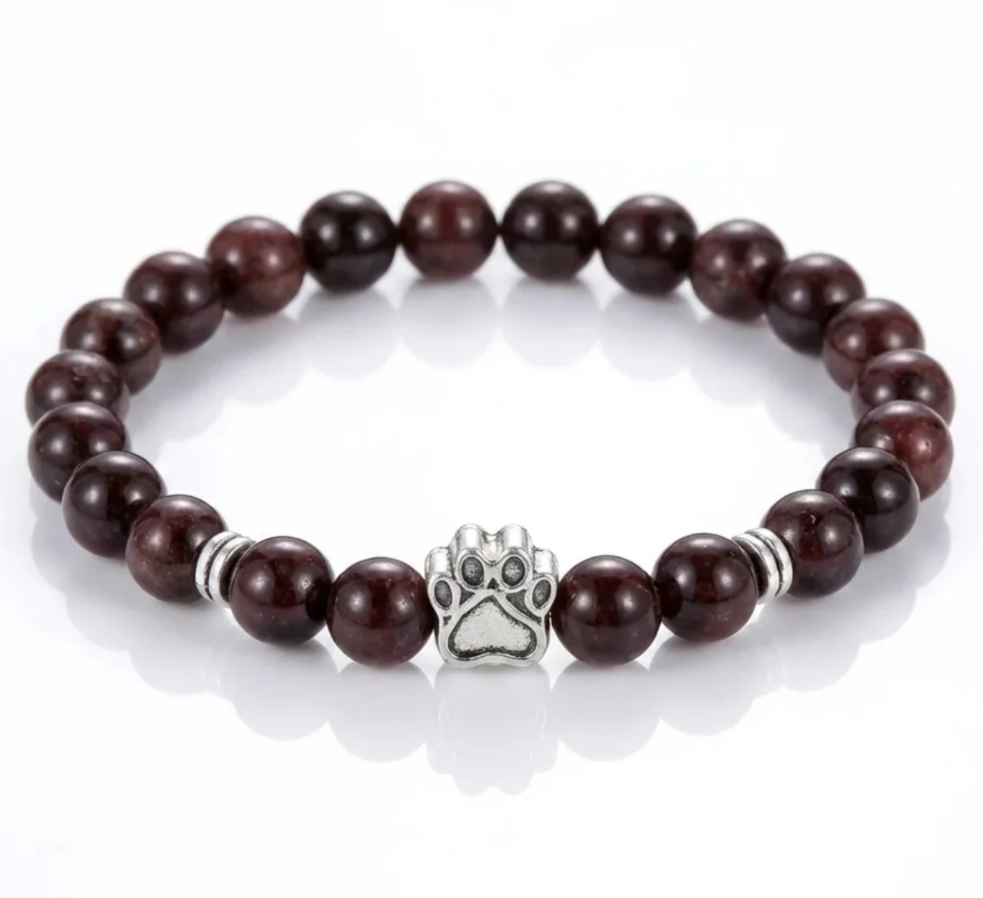 Dog Paw Bead Bracelet