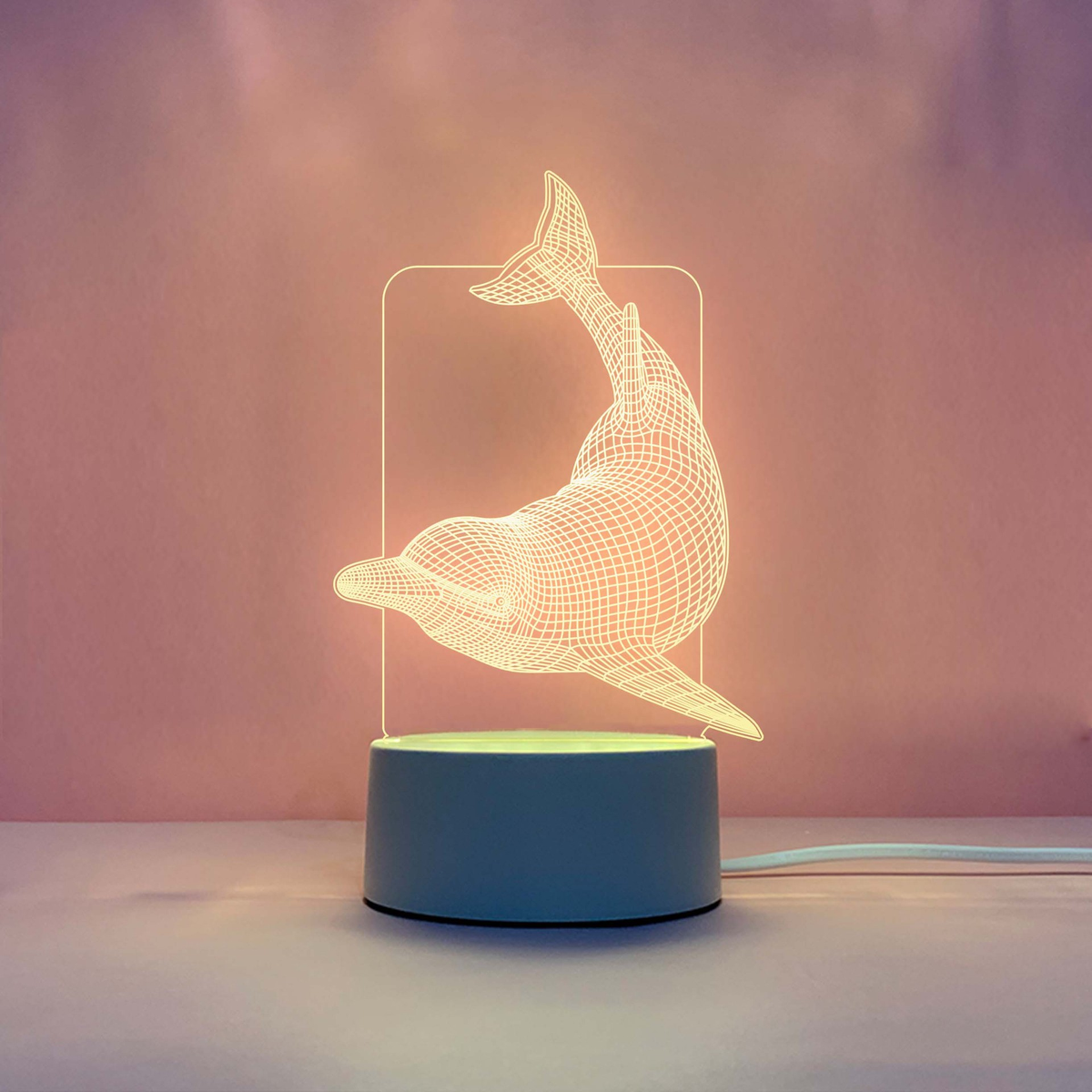 Engraved Acrylic LED Night Light