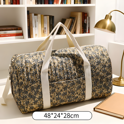 Large Cotton Travel and Diaper Bag