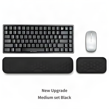 Memory Foam Keyboard and Mouse Wrist Rests