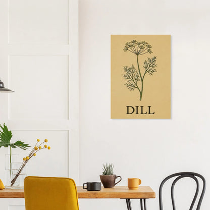 Frukter Dill Herb Botanical Print – Timeless Kitchen Wall Art on Premium Semi-Gloss Paper