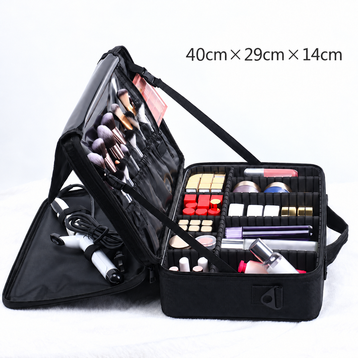 Divided Makeup Travel Case