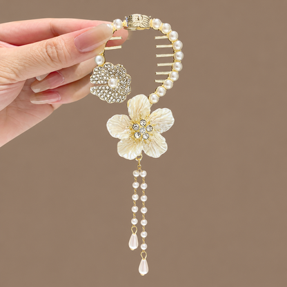 Decorative Hinged Ponytail Hair Clips