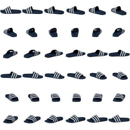 Adilette Adiblue/White/Adiblue
