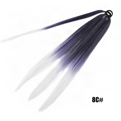 Synthetic Braidable Ponytail Extensions