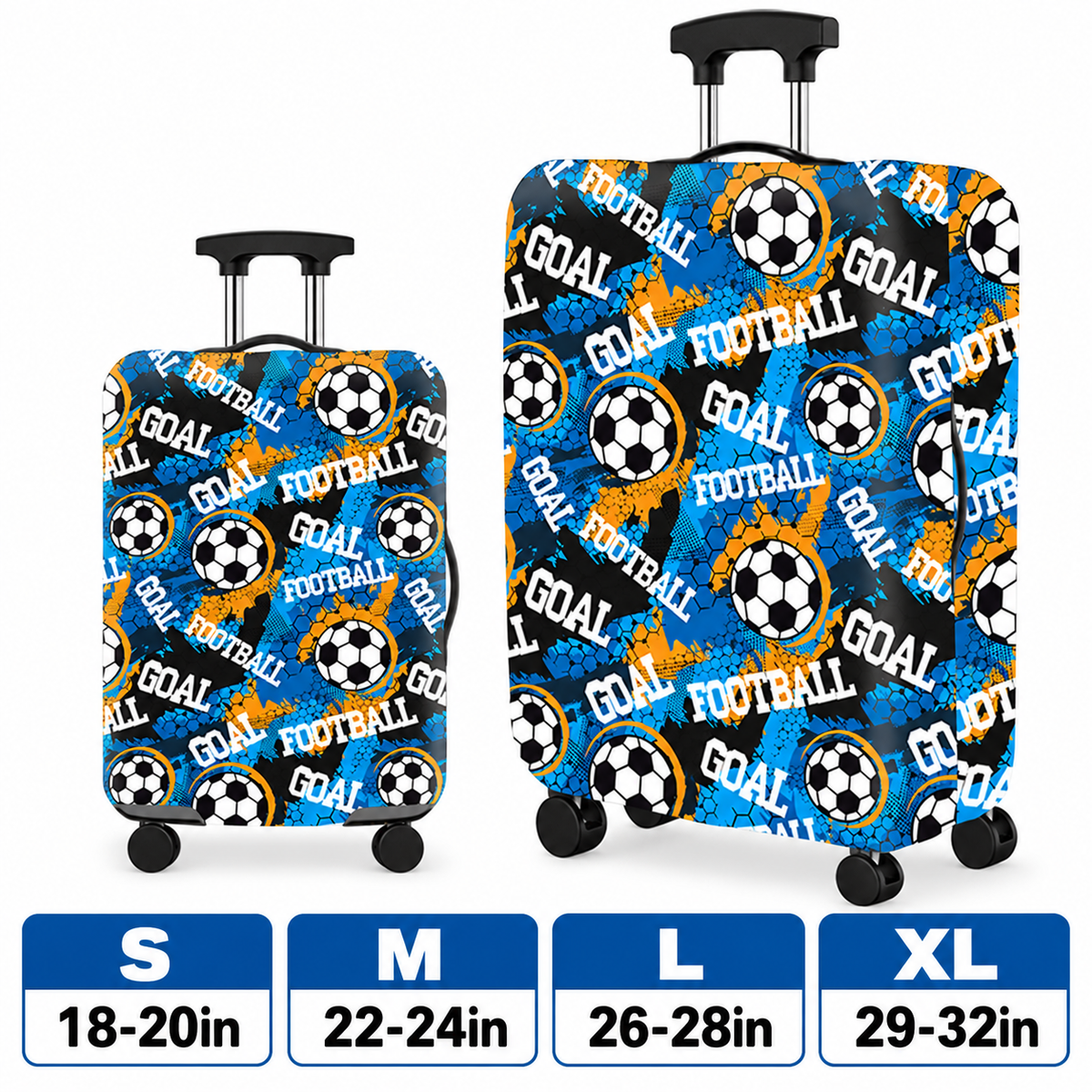 Printed Stretch Suitcase Cover