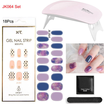 Gelnagelfolie med UV-lampa