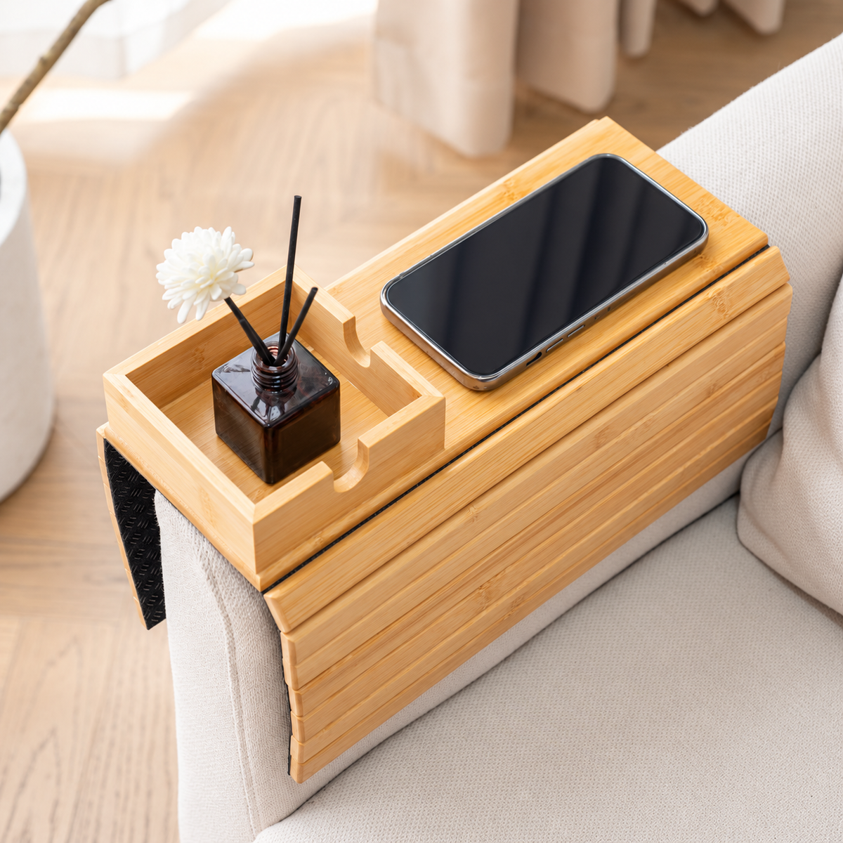 Bamboo Sofa Arm Tray