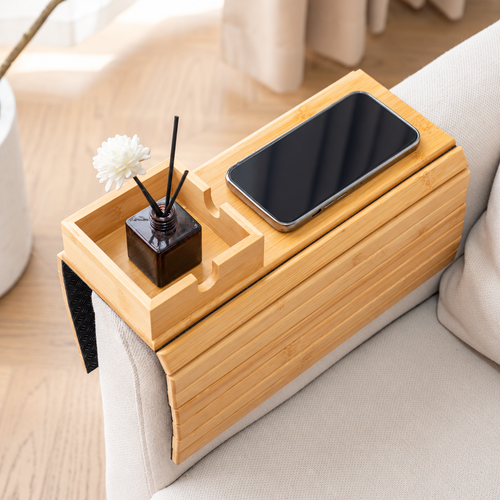 Bamboo Sofa Arm Tray