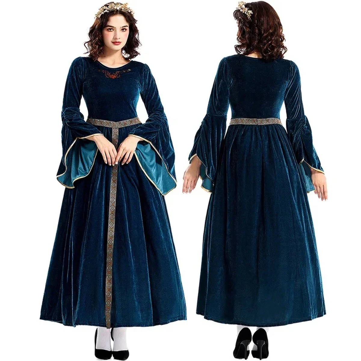 Medieval Bell Sleeve Costume