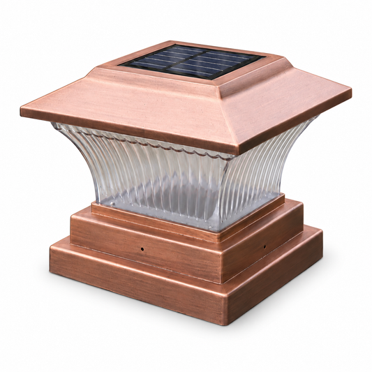Bronze Solar Post-Cap Light