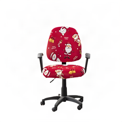 Two-Piece Stretch Office Chair Cover