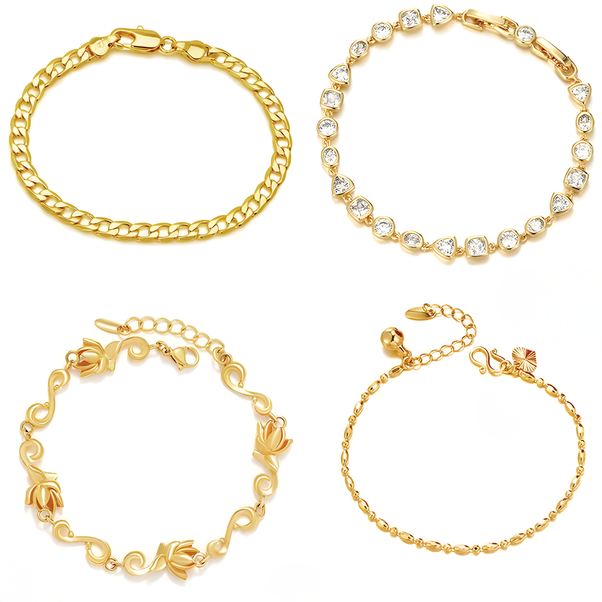 Beaded Open Cuff Bracelet