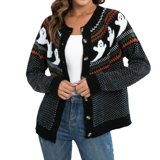 Ghost Pattern Cardigan