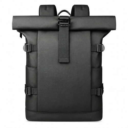 Expandable Roll-Top Travel Backpack