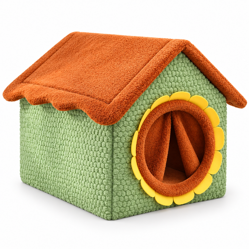 Felt Cat House Bed