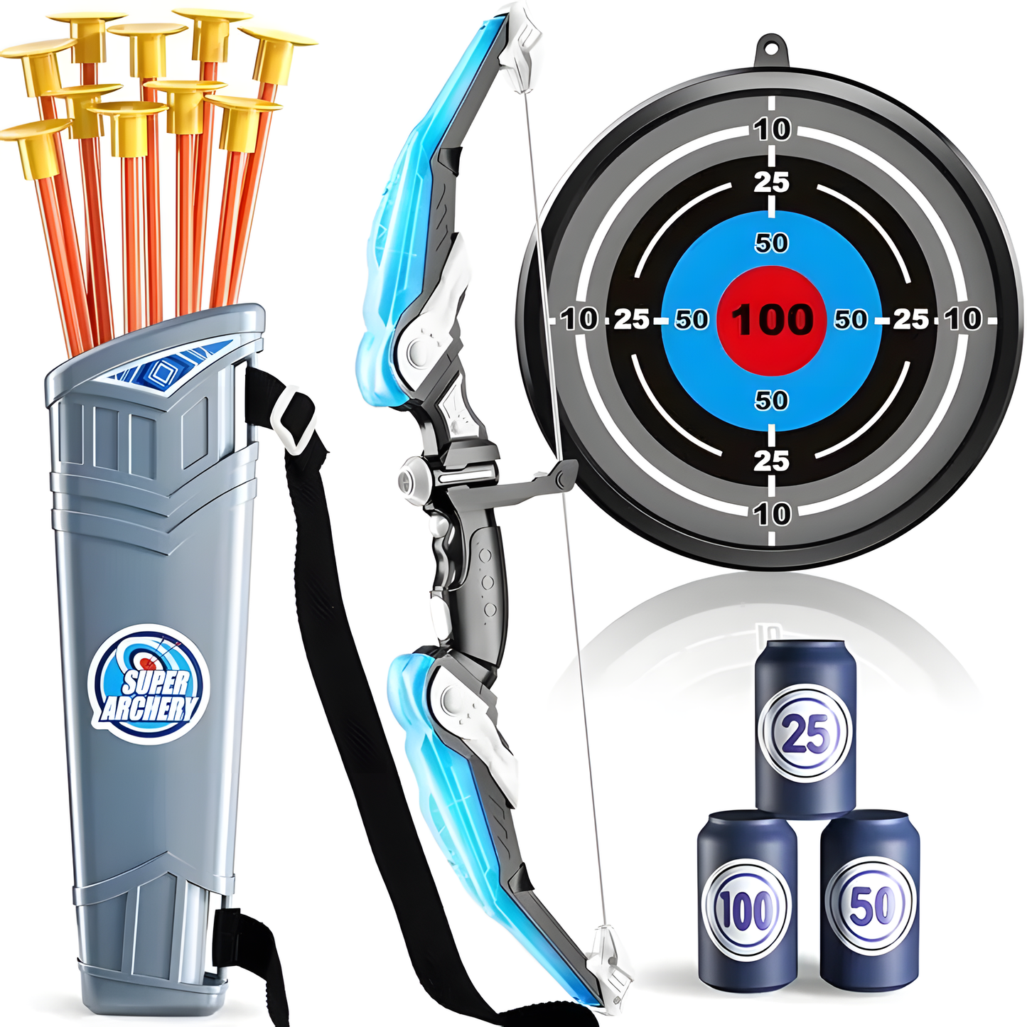 Kids Light-Up Bow and Arrow Set