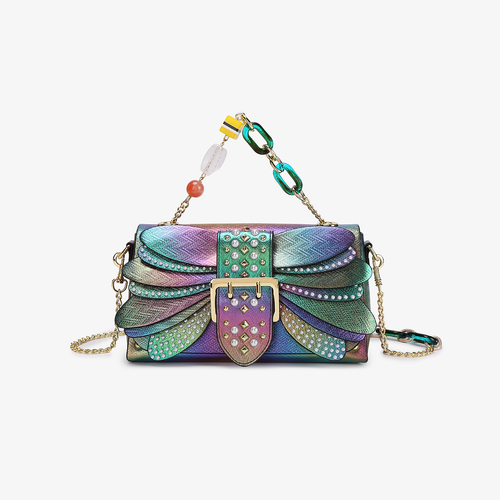 Iridescent Wing Shoulder Bag