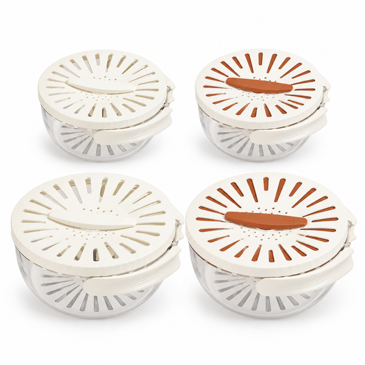 Drain-Lid Rinse and Storage Bowl