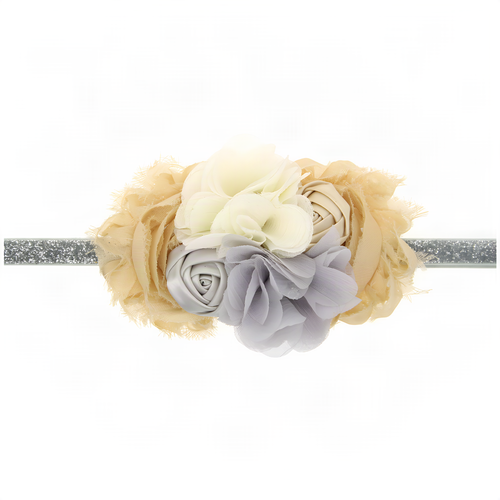 Floral Glitter Baby Headband