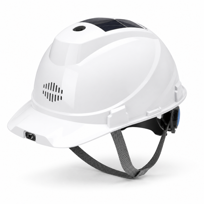Solar Cooling Fan Helmet