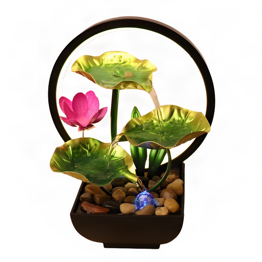 Lotus Leaf Desktop Water Fountain