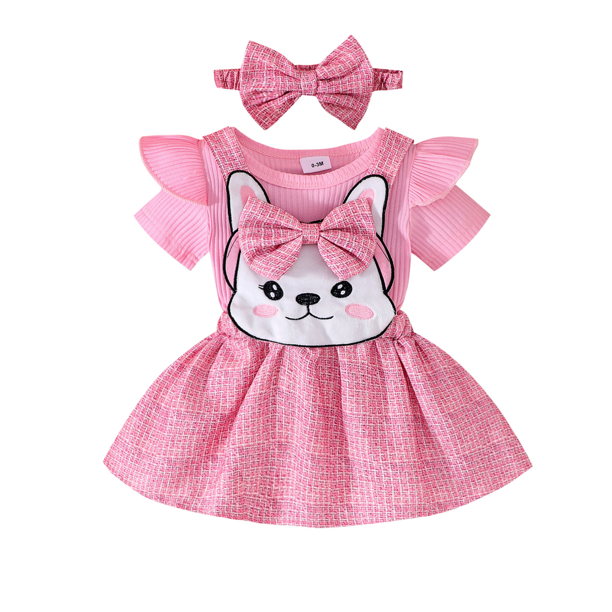 Baby Rabbit Pinafore Outfit