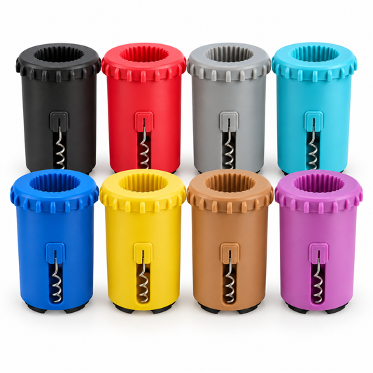 Pocket Bottle Opener with Fold-Out Corkscrew