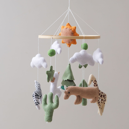 Felt Animal Crib Mobile