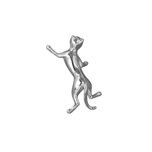 Climbing Cat Brooch