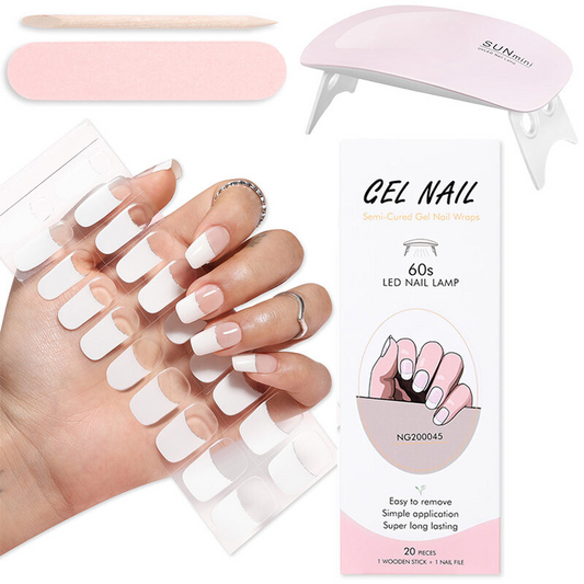 Gelnagelfolie med UV-lampa