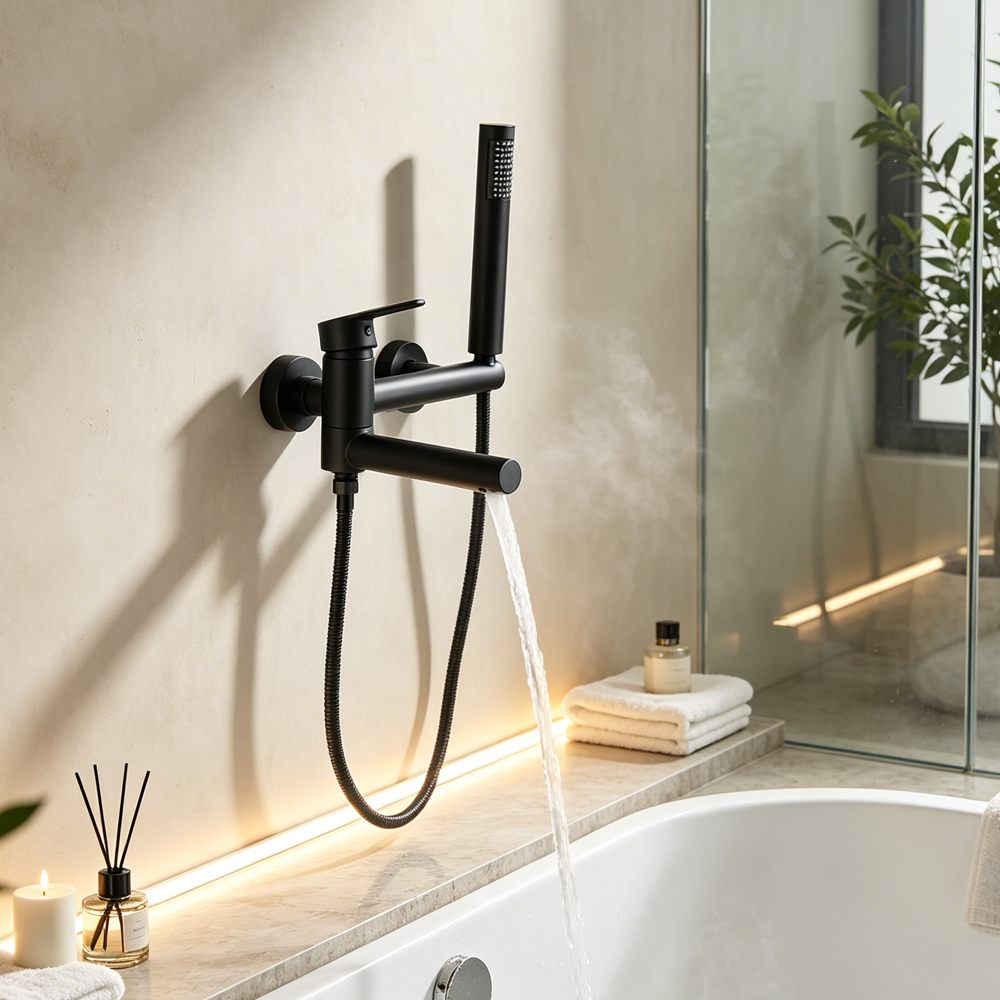 Wall Mounted Bathtub Faucet Set
