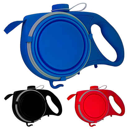 Pet Leash with Bottle