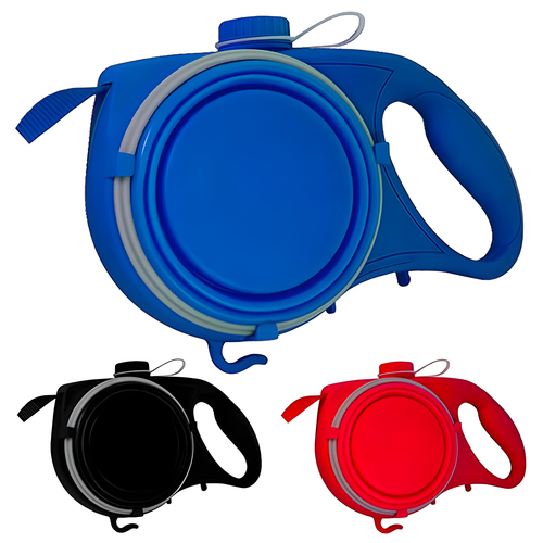 Pet Leash with Bottle