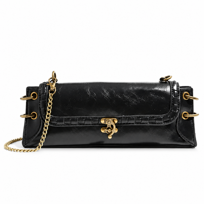 Lock Clasp Crossbody Bag