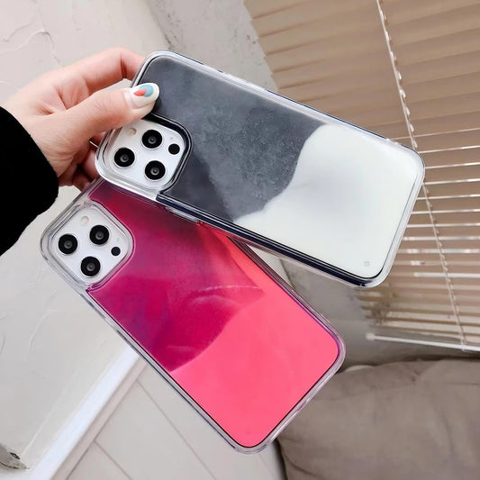 Lysande kvicksandsfodral för mobilen