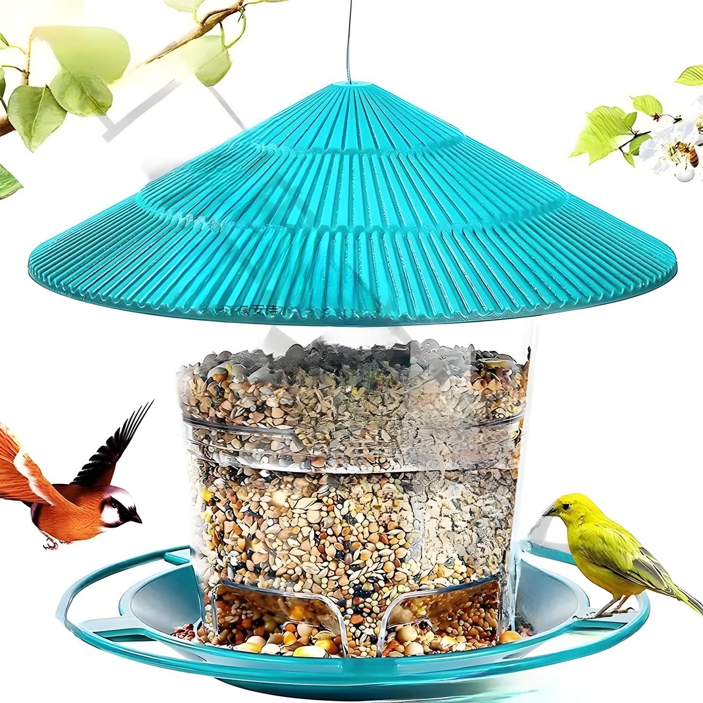 Retractable Hanging Bird Feeder