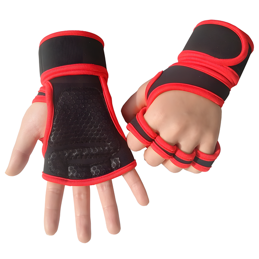 Palm-Padded Half-Finger Workout Gloves